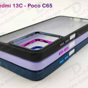 خرید قاب شفاف فریم ژله ای رنگی Xiaomi Redmi 13C 4G