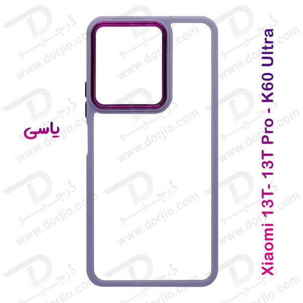 خرید قاب شفاف فریم ژله ای رنگی Xiaomi Redmi K60 Ultra