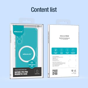 خرید قاب شفاف مغناطیسی نیلکین Samsung Galaxy A55 مدل Nature TPU Pro Magnetic