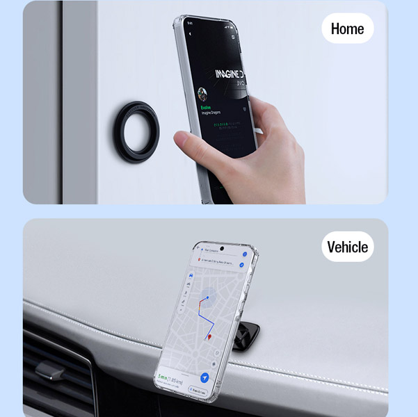 خرید قاب شفاف مغناطیسی نیلکین Samsung Galaxy A55 مدل Nature TPU Pro Magnetic