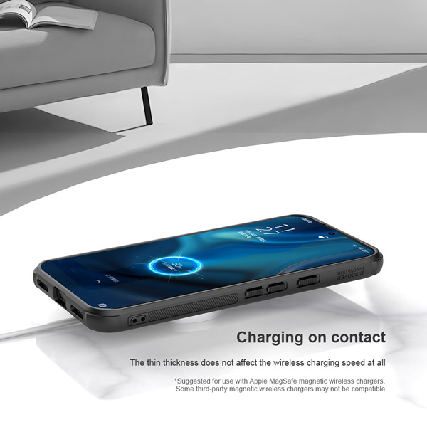 خرید قاب ضد ضربه مگنتی نیلکین Google Pixel 8a مدل Super Frosted Shield Pro Magnetic