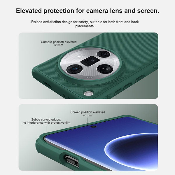 خرید قاب ضد ضربه مگنتی نیلکین Oppo Find X7 Ultra مدل Super Frosted Shield Pro Magnetic