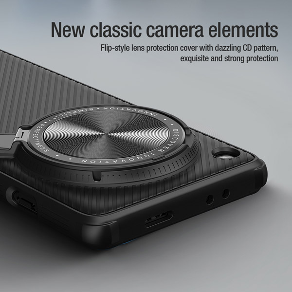 خرید قاب ضد ضربه مگنتی کمرا استند نیلکین Oppo Find X7 مدل Camshield Prop Magnetic