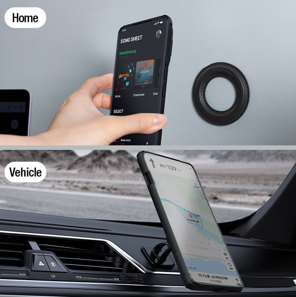 خرید قاب ضد ضربه مگنتی کمرا استند نیلکین Oppo Find X7 مدل Camshield Prop Magnetic