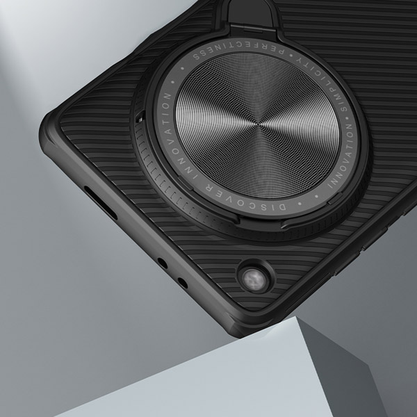 خرید قاب ضد ضربه مگنتی کمرا استند نیلکین Oppo Find X7 مدل Camshield Prop Magnetic