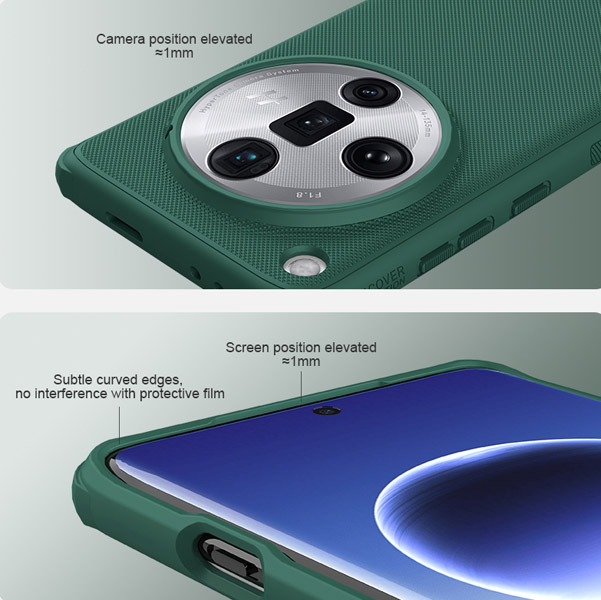 خرید قاب ضد ضربه نیلکین Oppo Find X7 مدل Super Frosted Shield Pro