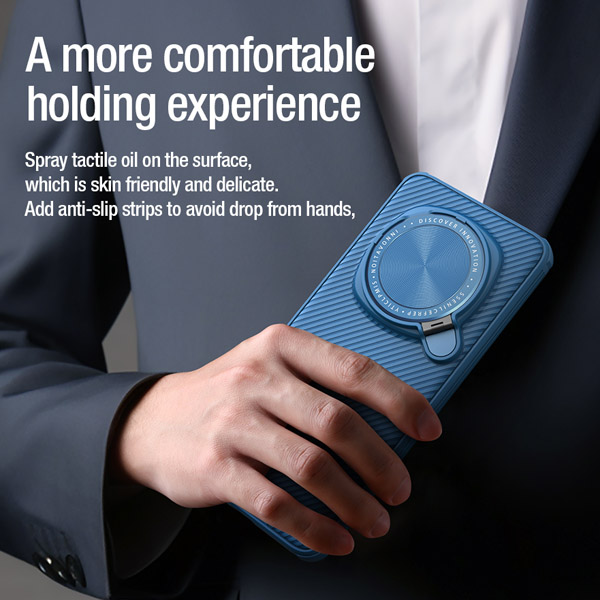 خرید قاب ضد ضربه کمرا استند نیلکین Honor Magic 6 مدل Camshield Prop