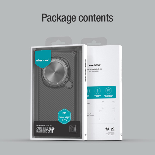 خرید قاب ضد ضربه کمرا استند نیلکین Honor Magic 6 مدل Camshield Prop