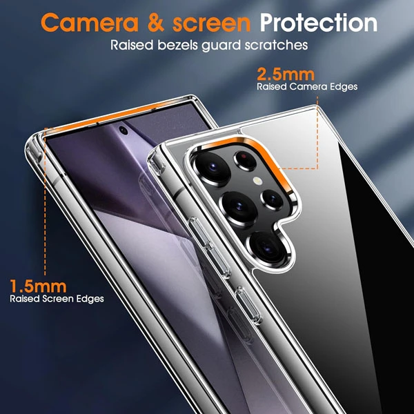 خرید قاب ژله ای شفاف Samsung Galaxy S24 Ultra