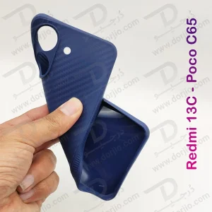 خرید قاب ژله ای طرح کربن Xiaomi Redmi 13C