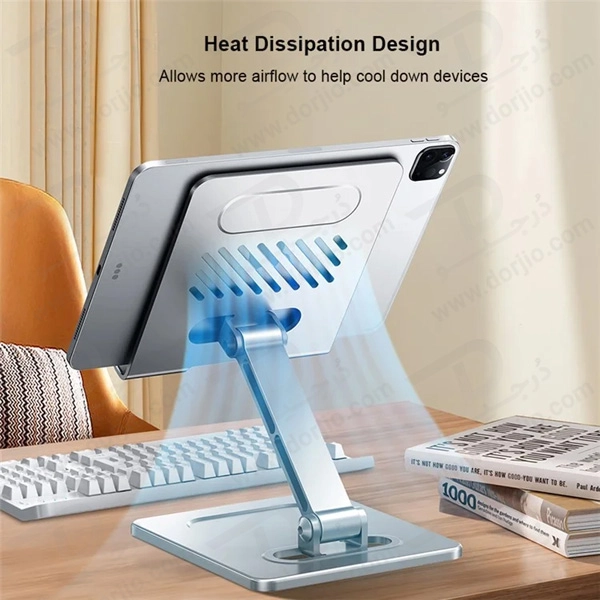 خرید هولدر فلزی تاشو رومیزی گوشی و تبلت مارک XUNDD مدل XDHO-027