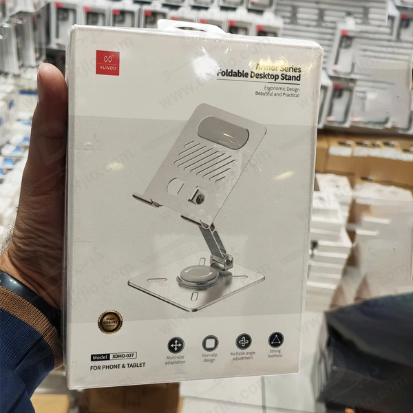 خرید هولدر فلزی تاشو رومیزی گوشی و تبلت مارک XUNDD مدل XDHO-027