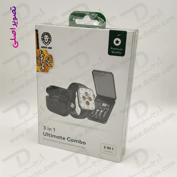 خرید پک 3 در 1 گرین لاین ( ساعت هوشمند و هندزفری بلوتوثی و باکس تبدیلی ) Green Lion Ultimate Combo