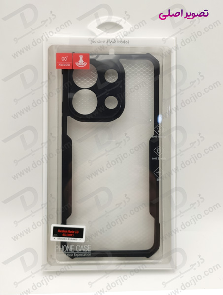 خرید کریستال شیلد شفاف گوشی Xiaomi Redmi Note 13 4G مارک XUNDD سری Beatle