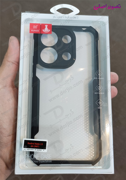 خرید کریستال شیلد شفاف گوشی Xiaomi Redmi Note 13 4G مارک XUNDD سری Beatle