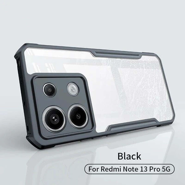 خرید کریستال شیلد شفاف گوشی Xiaomi Redmi Note 13 Pro 5G مارک XUNDD سری Beatle