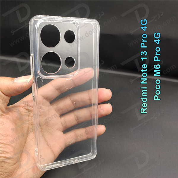 خرید کریستال کاور تمام شفاف Xiaomi Poco M6 Pro 4G