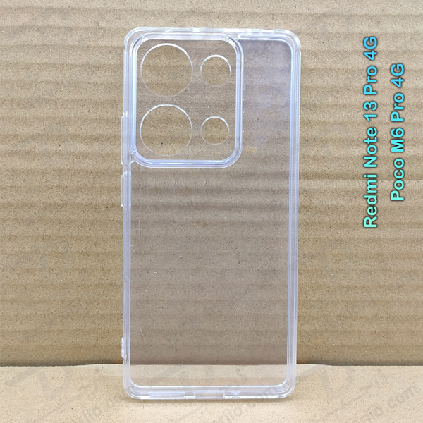 خرید کریستال کاور تمام شفاف Xiaomi Poco M6 Pro 4G