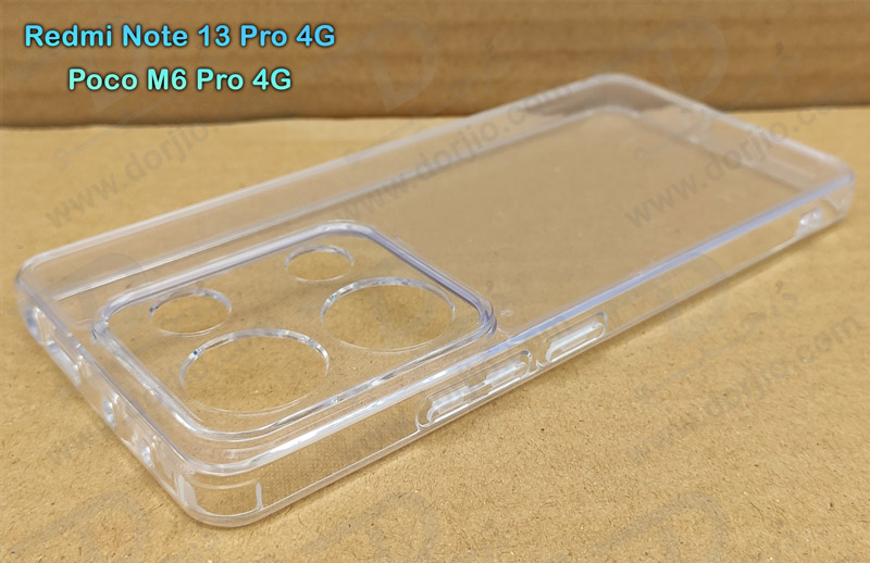خرید کریستال کاور تمام شفاف Xiaomi Poco M6 Pro 4G