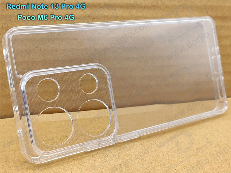 خرید کریستال کاور تمام شفاف Xiaomi Poco M6 Pro 4G