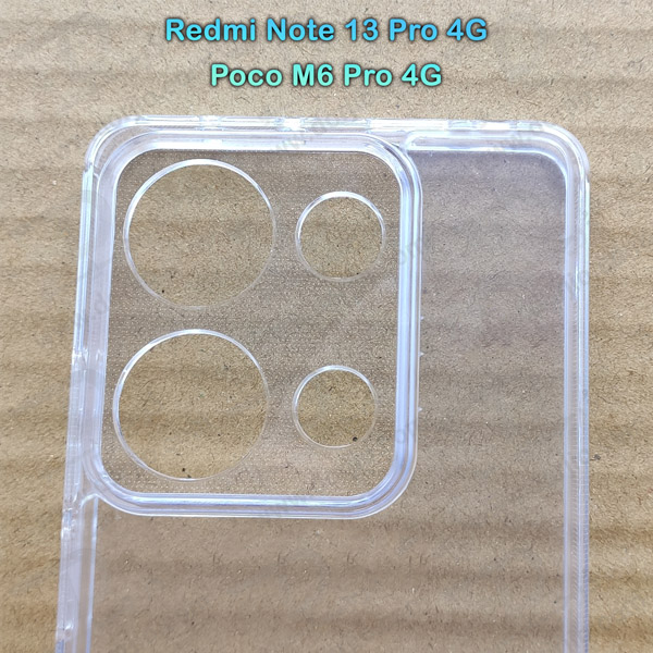 خرید کریستال کاور تمام شفاف Xiaomi Poco M6 Pro 4G