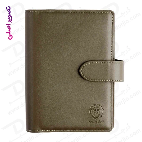 خرید کیف پاسپورت پول و کارت گرین لاین - Green Lion Passport Pouch
