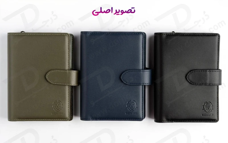 خرید کیف پاسپورت پول و کارت گرین لاین - Green Lion Passport Pouch