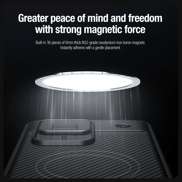 خرید گارد ضد ضربه مغناطیسی نیلکین Google Pixel 8a مدل Camshield Pro Magnetic