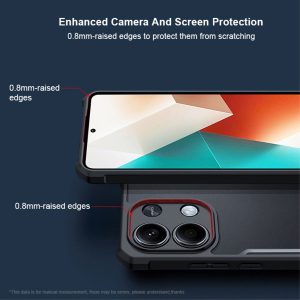 خرید کریستال شیلد شفاف گوشی Xiaomi Redmi Note 13 Pro 4G مارک XUNDD سری Beatle