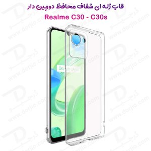 گارد ژله ای شفاف با محافظ دوربین Realme C30