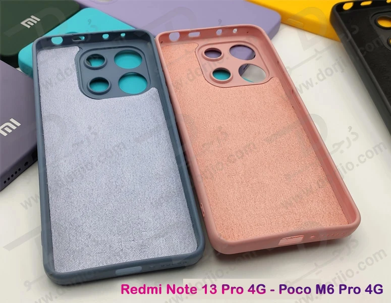 خرید قاب سیلیکونی با پوشش دوربین Xiaomi Poco M6 Pro 4G