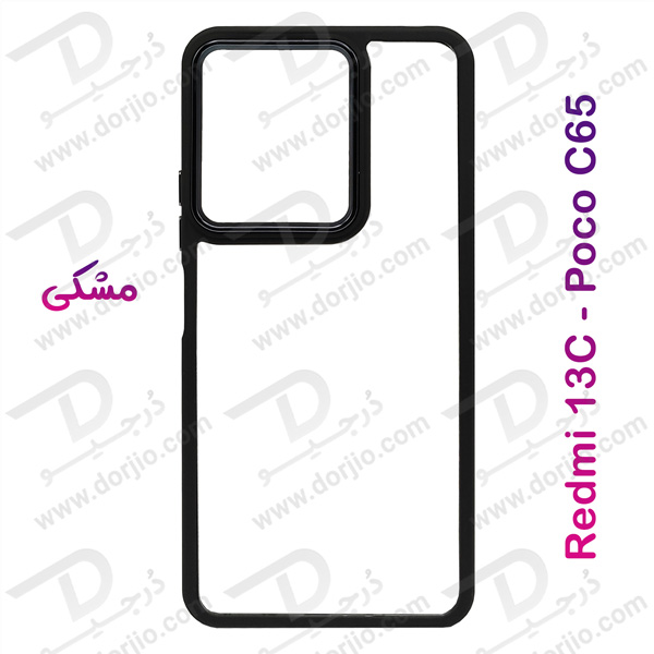 خرید قاب شفاف فریم ژله ای رنگی Xiaomi Redmi 13C 4G