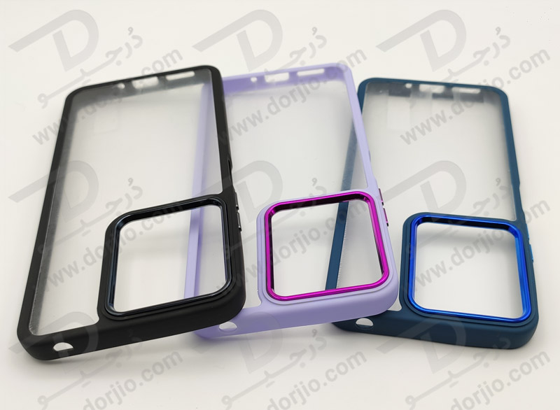 خرید قاب شفاف فریم ژله ای رنگی Xiaomi Redmi Note 13 Pro 5G