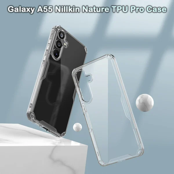 خرید قاب شفاف نیلکین Samsung Galaxy A55 مدل Nature TPU Pro