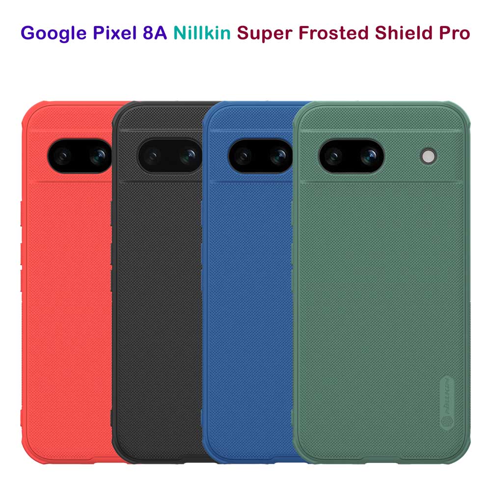 قاب ضد ضربه نیلکین Google Pixel 8a مدل Super Frosted Shield Pro