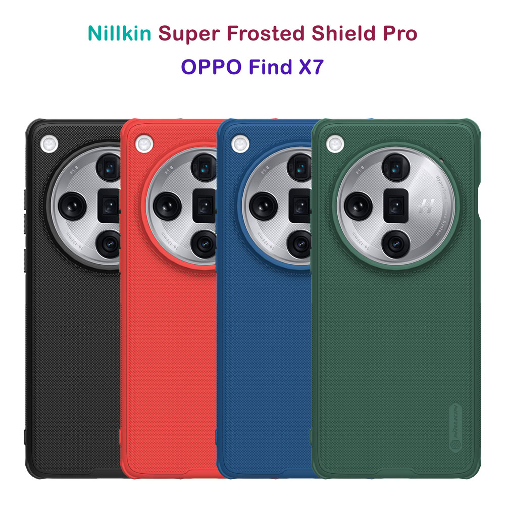 قاب ضد ضربه نیلکین Oppo Find X7 مدل Super Frosted Shield Pro