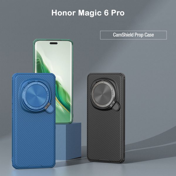 خرید قاب ضد ضربه کمرا استند نیلکین Honor Magic 6 Pro مدل Camshield Prop