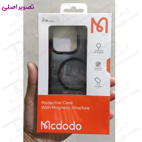 خرید قاب نیمه شفاف مگ سیف iPhone 15 مارک اصلی Mcdodo