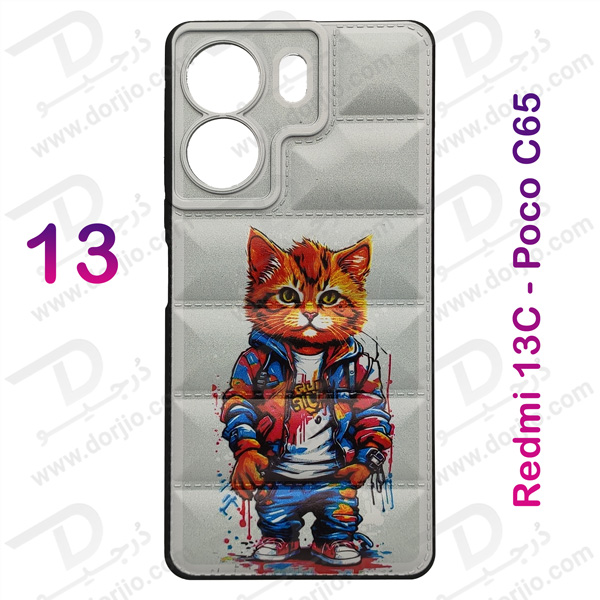 خرید قاب ژله ای طرح دار Xiaomi Poco C65