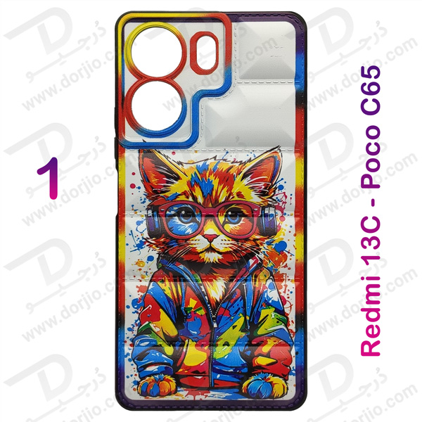 خرید قاب ژله ای طرح دار Xiaomi Poco C65