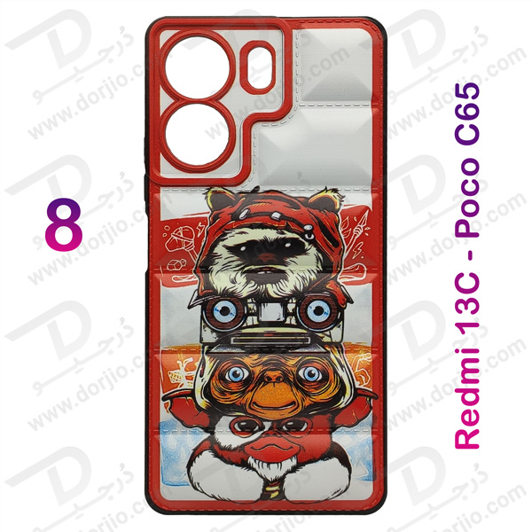 خرید قاب ژله ای طرح دار Xiaomi Poco C65