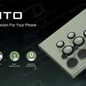 خرید محافظ لنز دوربین رینگی با ابزار نصب Samsung Galaxy S24 Ultra مارک LITO