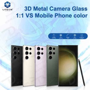 خرید محافظ لنز دوربین رینگی با ابزار نصب Samsung Galaxy S24 Ultra مارک LITO