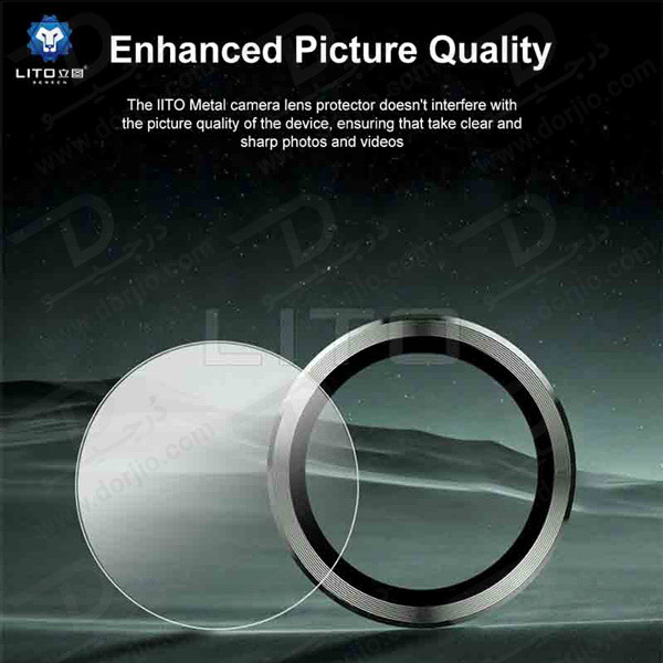 خرید محافظ لنز دوربین رینگی با ابزار نصب Samsung Galaxy S24 Ultra مارک LITO