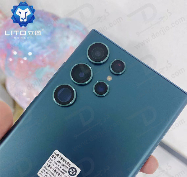 خرید محافظ لنز دوربین رینگی با ابزار نصب Samsung Galaxy S24 Ultra مارک LITO