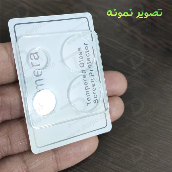 خرید محافظ لنز شیشه ای تمام شفاف Xiaomi Redmi Note 13 4G مدل 3D