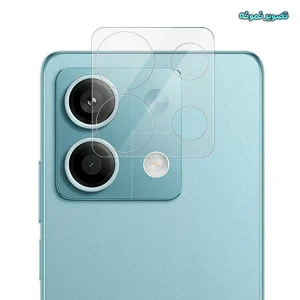 خرید محافظ لنز شیشه ای تمام شفاف Xiaomi Redmi Note 13 5G مدل 3D