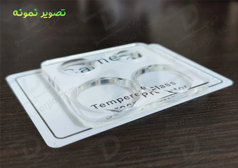 خرید محافظ لنز شیشه ای تمام شفاف Xiaomi Redmi Note 13 Pro 4G مدل 3D