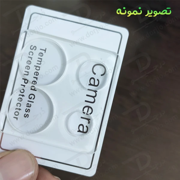 خرید محافظ لنز شیشه ای تمام شفاف Xiaomi Redmi Note 13 Pro 4G مدل 3D