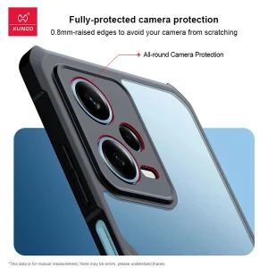 خرید کریستال شیلد شفاف گوشی Xiaomi Redmi Note 12 4G مارک XUNDD سری Beatle